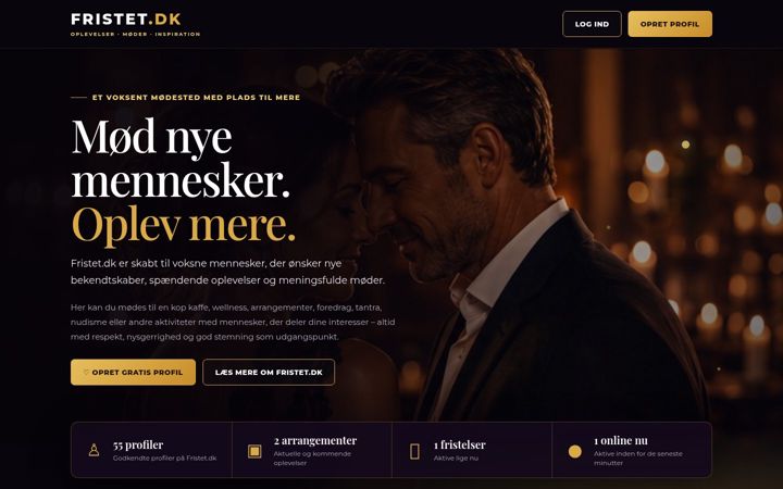Screenshot of fristet.dk