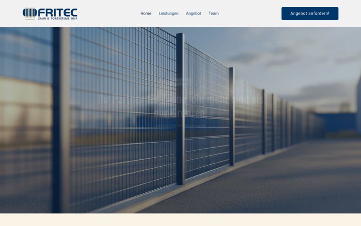 Screenshot of fritecsysteme.de