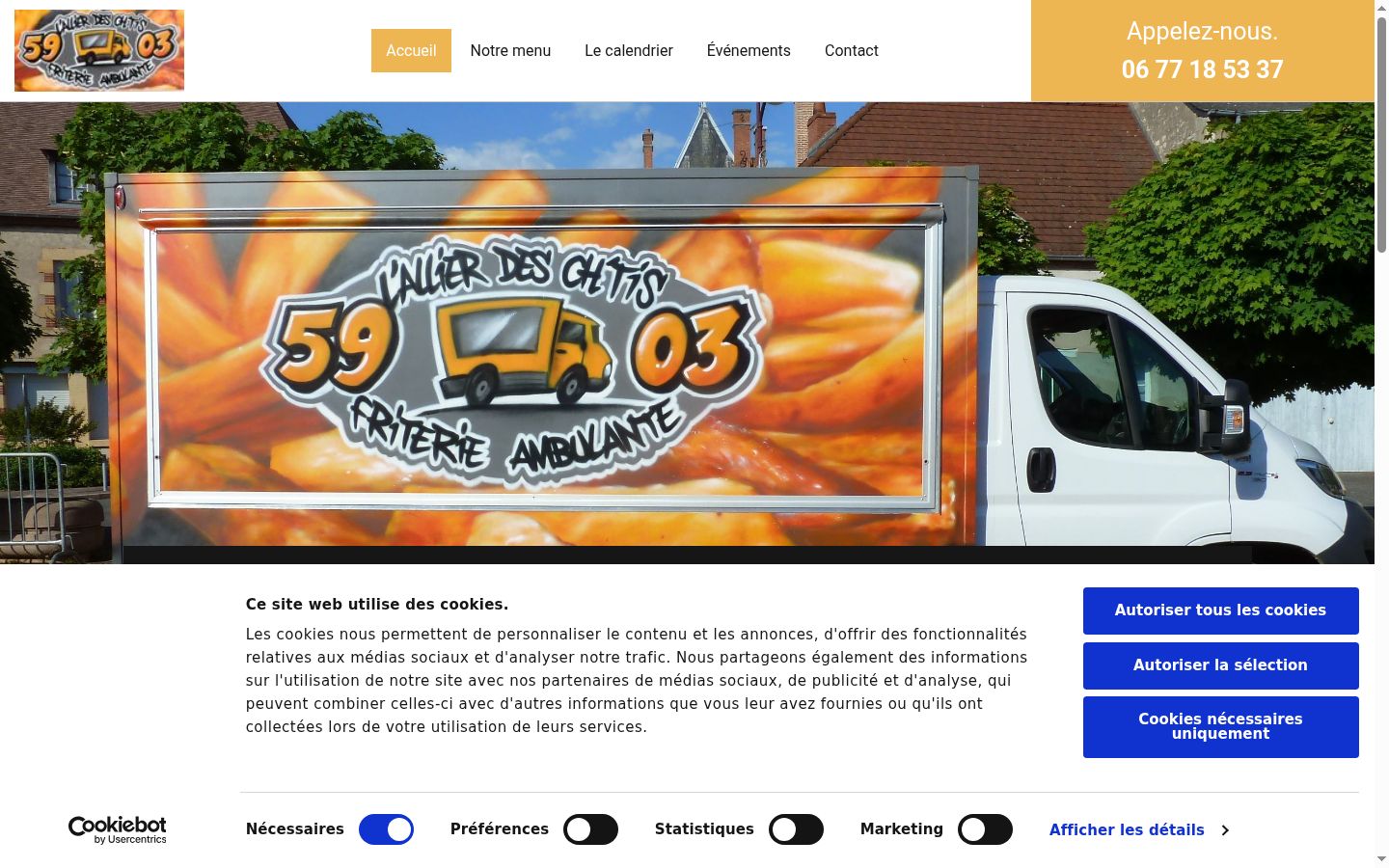 Screenshot des Einwilligungsbanners vor jeglicher Interaktion
