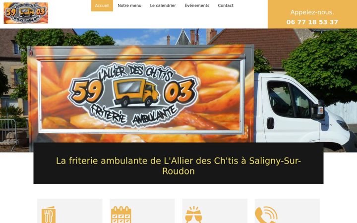 Screenshot of friterie-lallier-des-chtis.fr