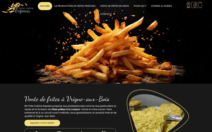 Screenshot of frites-fraiches-express.fr