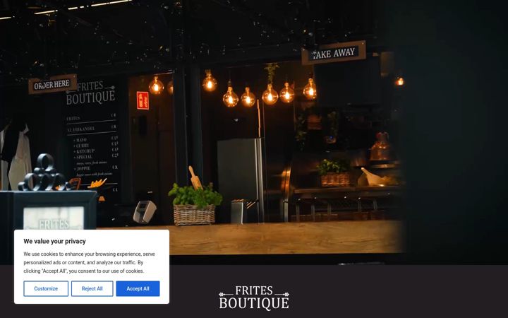 Screenshot of fritesboutique.eu