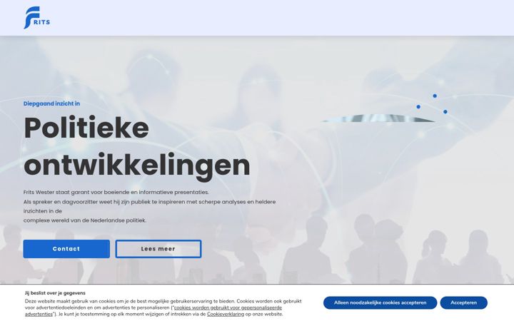 Screenshot of frits-wester.nl