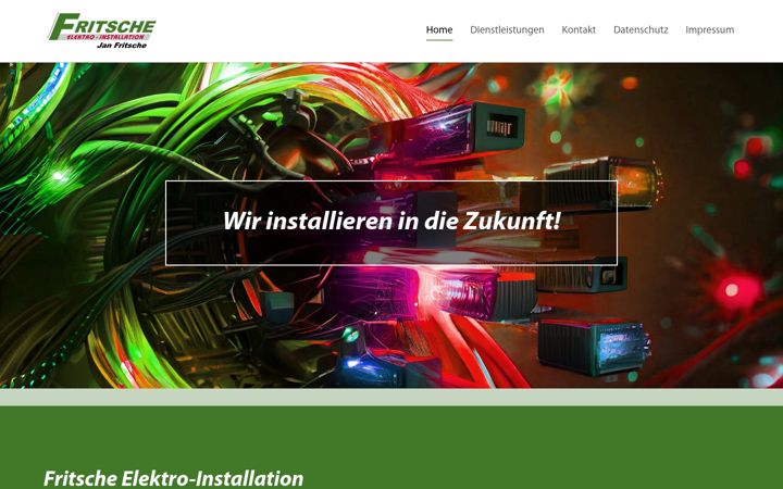 Screenshot of fritsche-elektroinstallation.de
