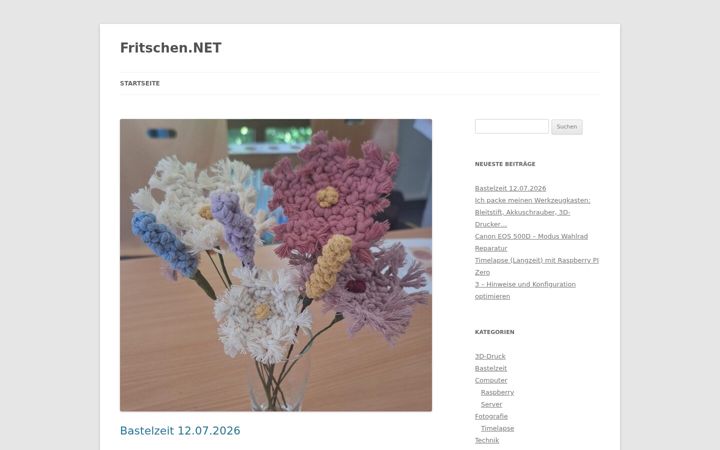 Screenshot of fritschen.de