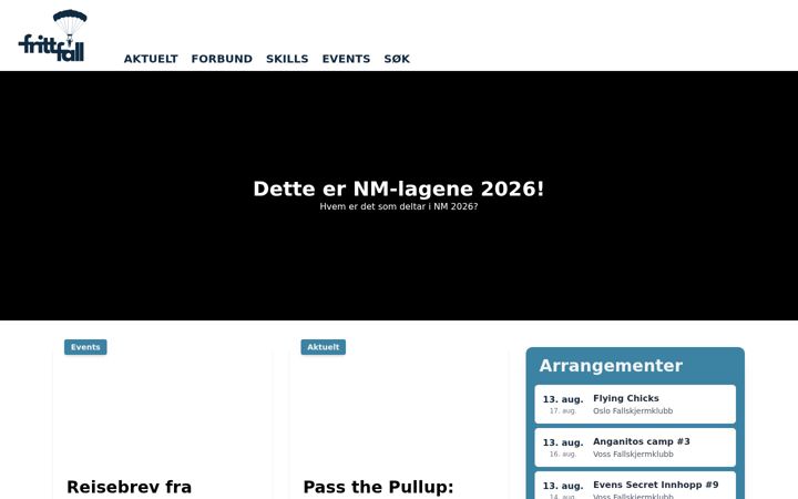 Screenshot of frittfall.org