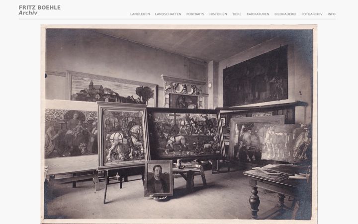 Screenshot of fritz-boehle.org