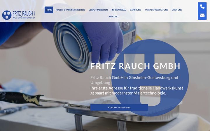 Snímek obrazovky fritz-rauch-gmbh.de