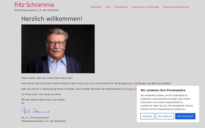 Screenshot of fritz-schramma.de