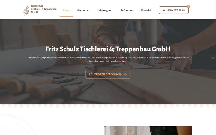 Screenshot of fritz-schulz.de