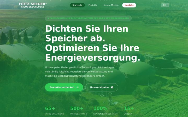 Screenshot of fritz-seeger-verschluesse.com