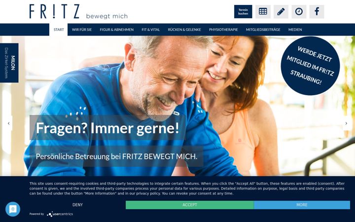 Screenshot of fritz-straubing.de