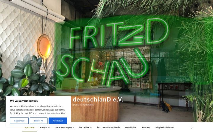 Screenshot of fritzdev.de