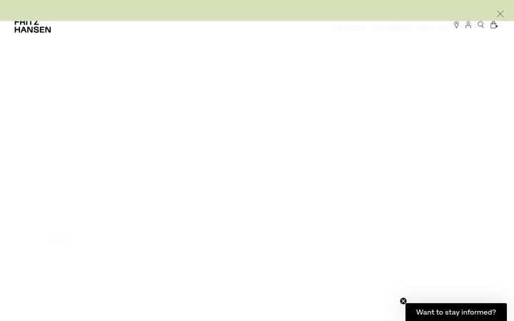 Screenshot of fritzhansen.com