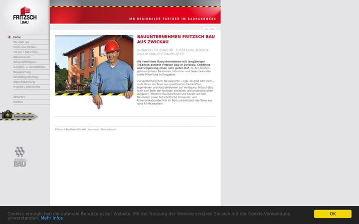 Screenshot of fritzschbau.de