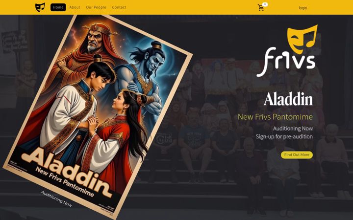 Screenshot of frivs.nz