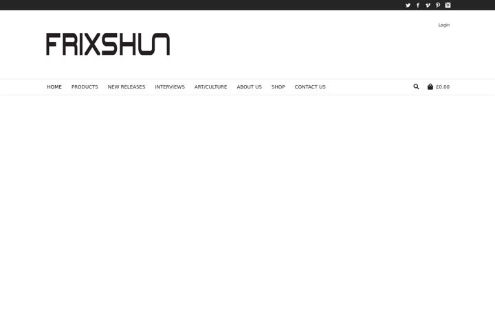Screenshot of frixshun.com