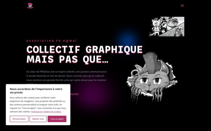 Screenshot of frkawai.fr