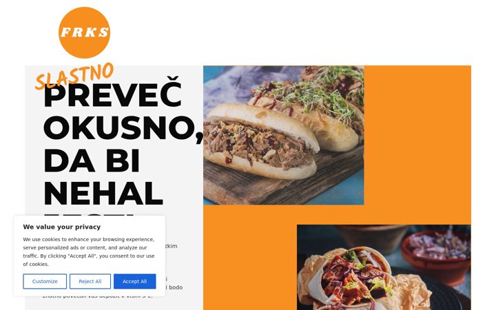 Ekrano kopija frks.si