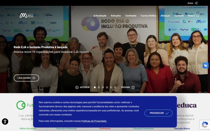 Screenshot of frm.org.br