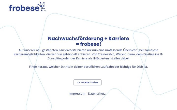 Ekraanipilt saidist frobese-itakademie.de