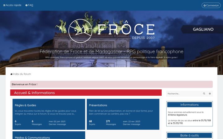 Screenshot of froce.fr