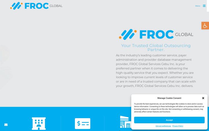 Screenshot of frocglobal.com