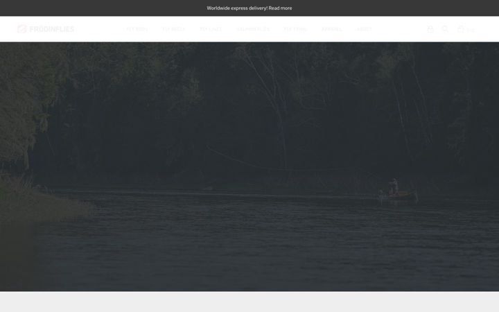 Screenshot of frodinflies.com