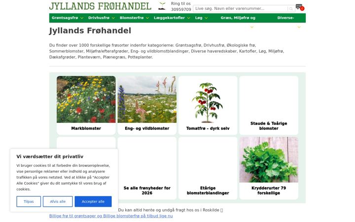 Screenshot of froehandel.dk