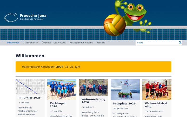 Screenshot of froesche-jena.de