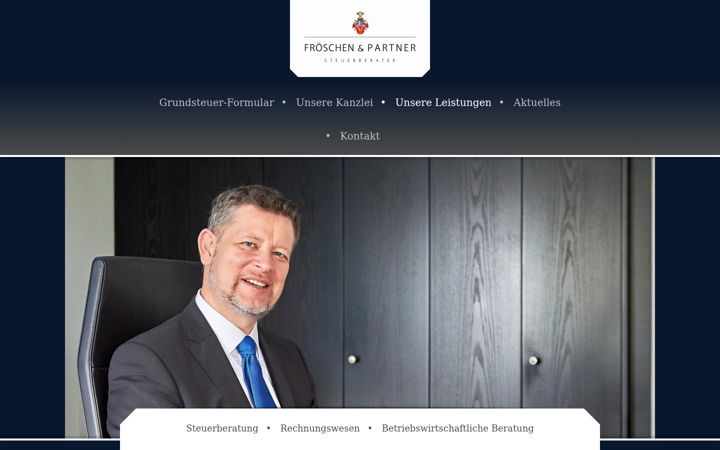 Screenshot of froeschen-grundsteuer.de