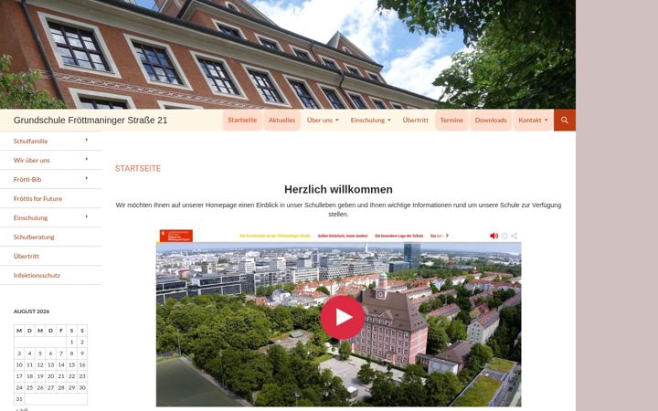 Screenshot of froettmaningerschule.de