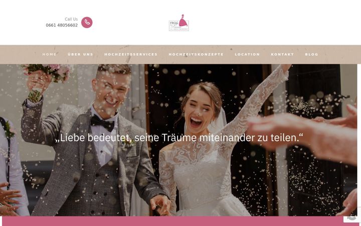 Screenshot of frogandprincess.de