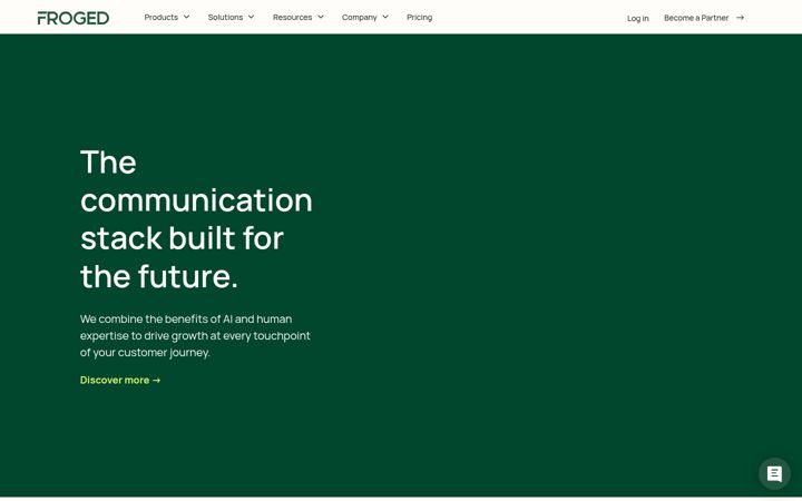 Screenshot of froged.com