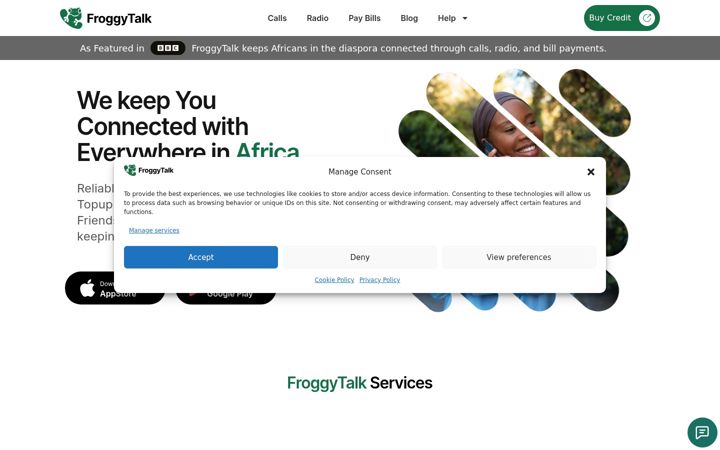 Screenshot of froggytalk.com