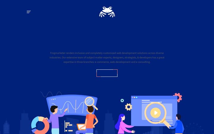Screenshot of frogmarketer.com