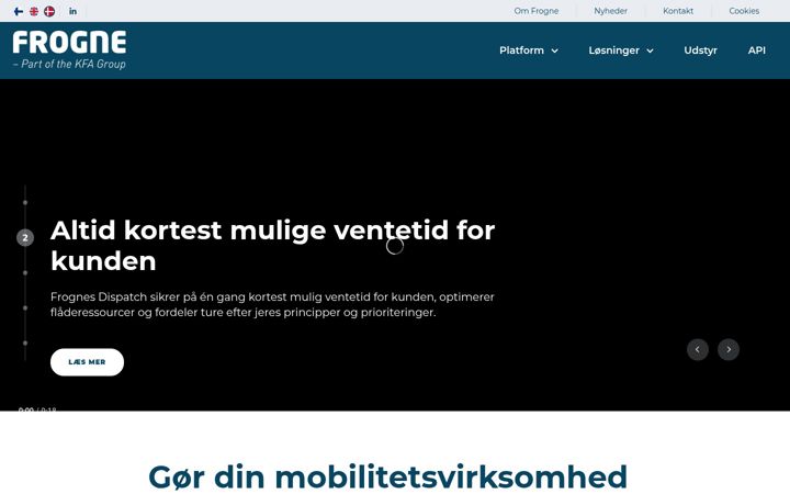 Skærmbillede af frogne.dk