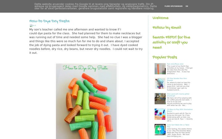 Screenshot of frogsandsnailsandpuppydogtail.com