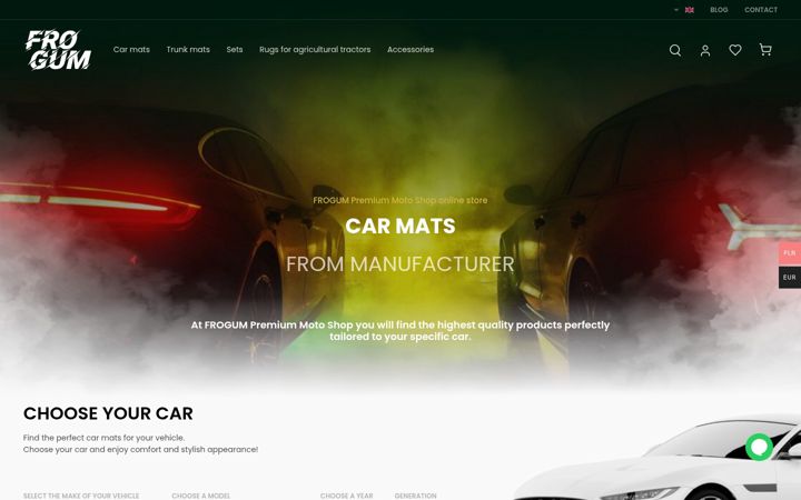 Screenshot of frogum-shop.com