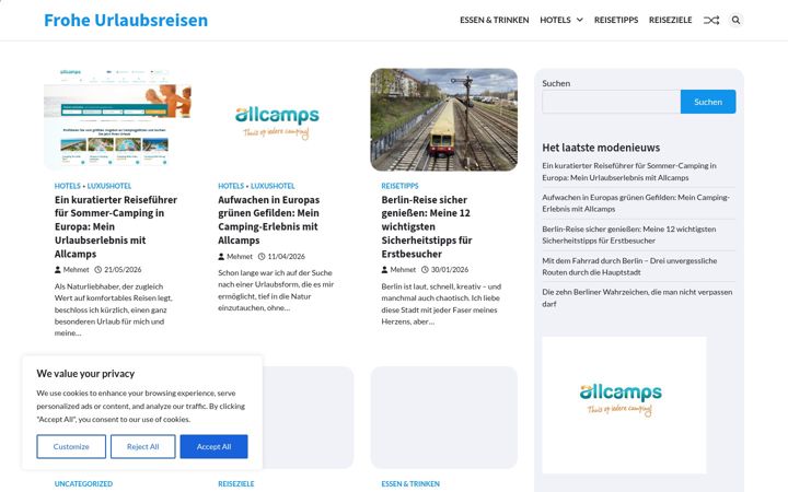 Screenshot von frohe-urlaubsreisen.de