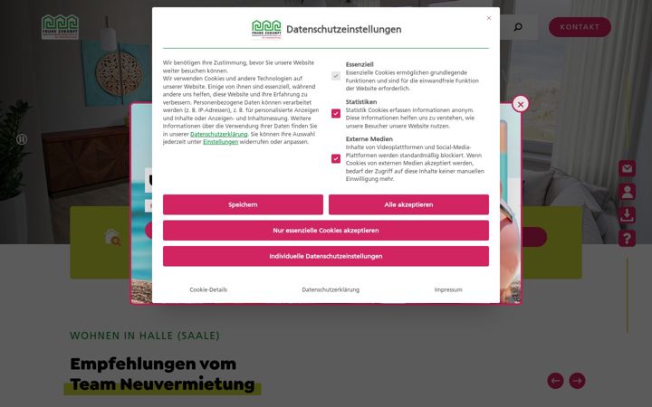 Screenshot von frohe-zukunft.de