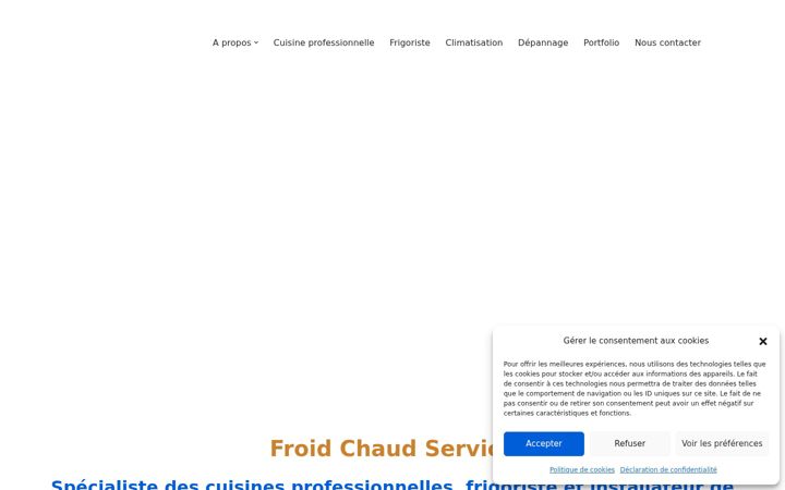 Screenshot of froid-chaud-service.com