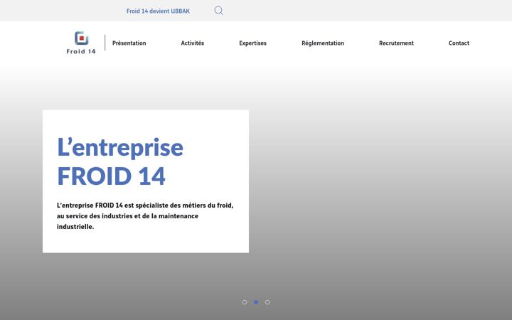 Screenshot of froid14.com