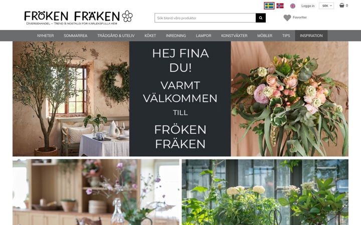 Screenshot of frokenfraken.se