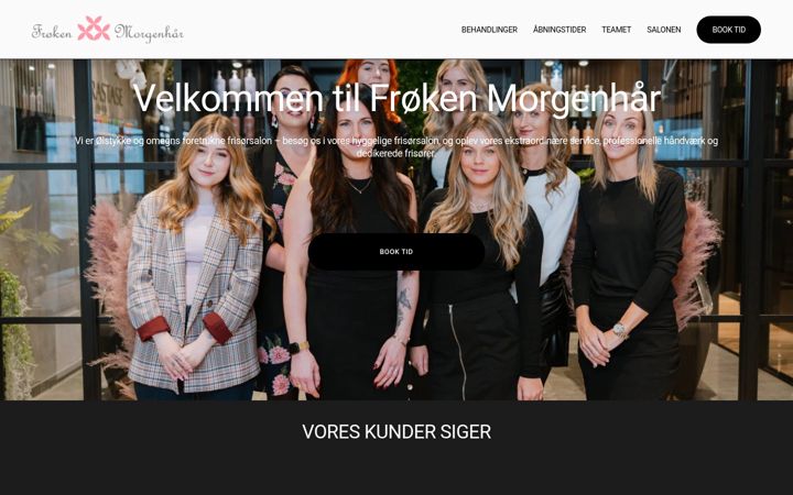 Screenshot of frokenmorgenhaar.dk