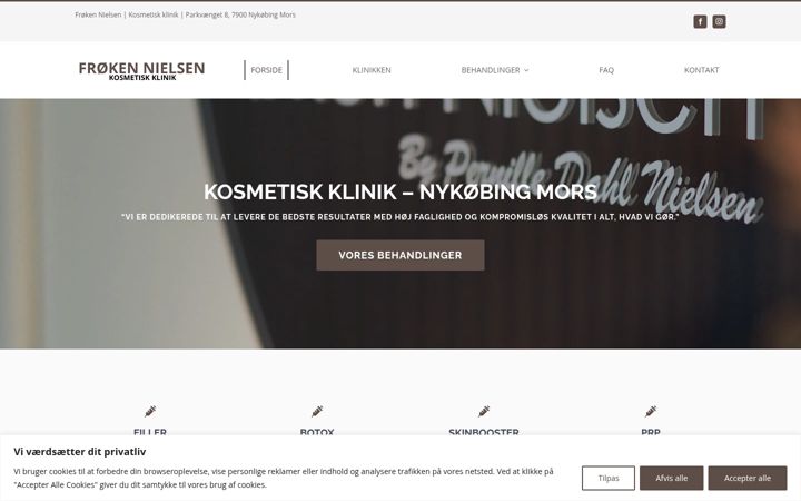 Screenshot of frokennielsen.dk