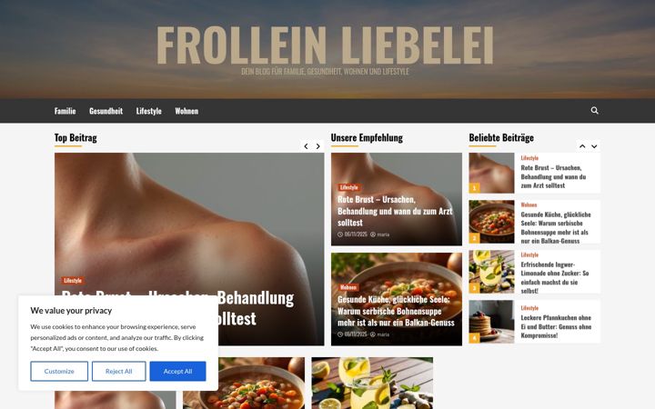Ekrano kopija frollein-liebelei.de