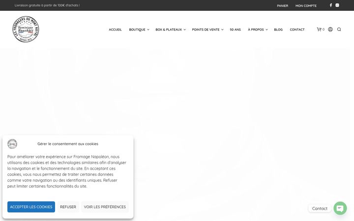 Screenshot of fromage-napoleon.com