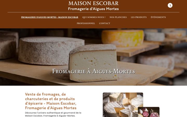 Screenshot of fromagerie-daigues-mortes.fr
