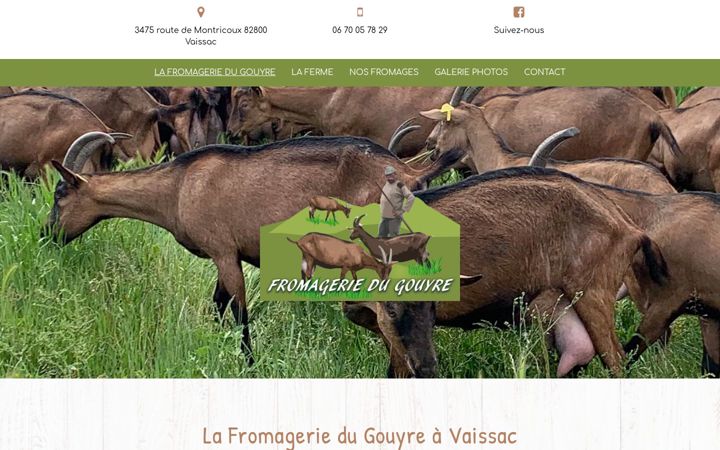 Screenshot of fromagerie-du-gouyre.fr